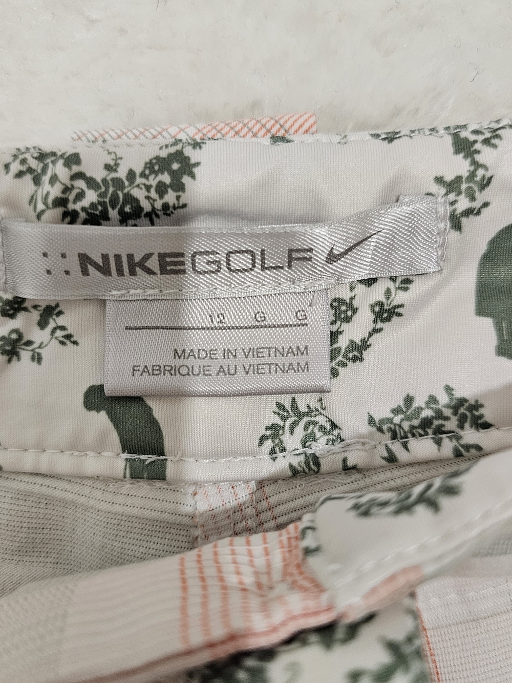 Nike Golf Plaid Bermuda Shorts Old Money Preppy Country Club Quiet Luxury Sz 12 - Picture 5 of 14